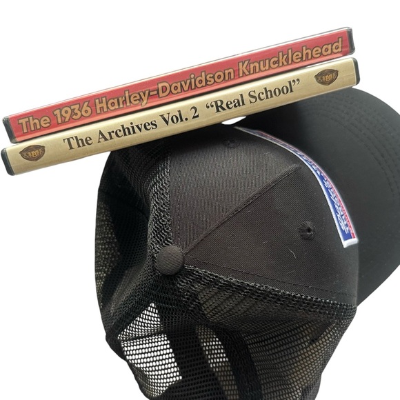 NEW Dale’s WHEELS Through Time Trucker Hat + 2 DVD Motorcycle History NC - Picture 9 of 10